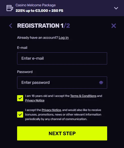 How to Sign Up at Sportuna Casino