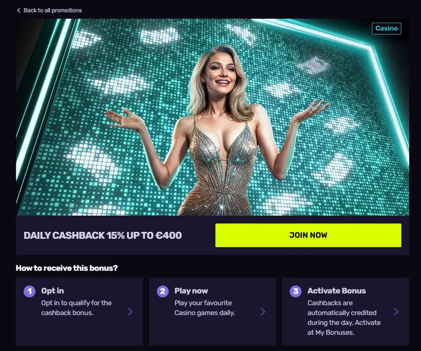 Daily Cashback