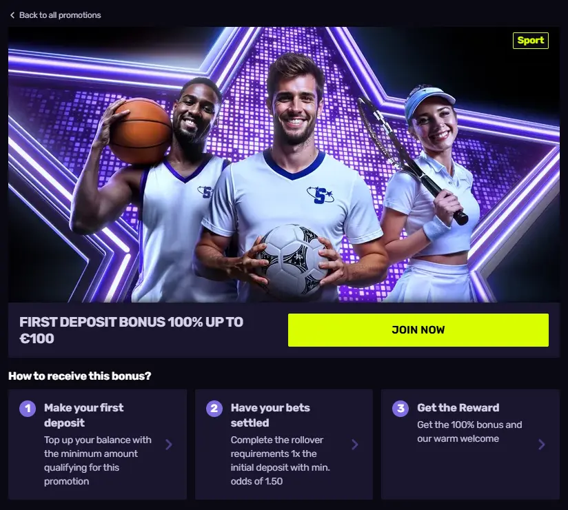 First Deposit Bonus