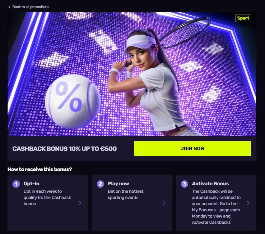 Sports Cashback