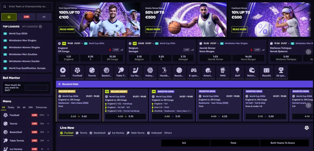 Claim the Sports Cashback